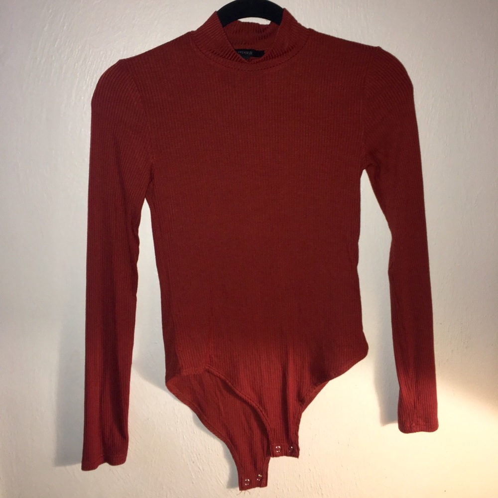 Forever 21 Mock neck bodysuit
