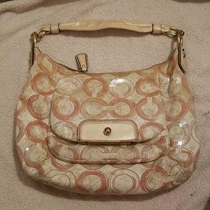 Coach purse with sequins