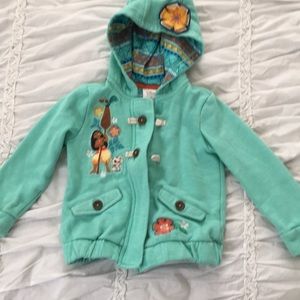Moana zip up hoodie