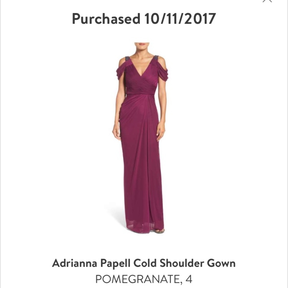 Adrianna Papell gown