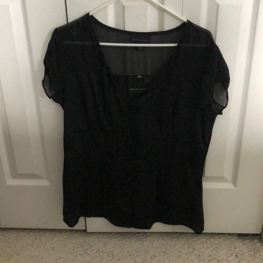 Misses Black Blouse