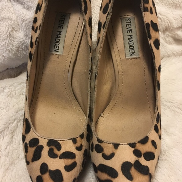 Steve Madden Leopard Print Platform 7.5 - Picture 5 of 8