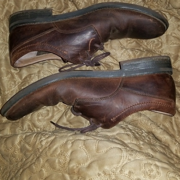Men\'s Brown Leather Oxfords by Clarks Size 10M main image 6