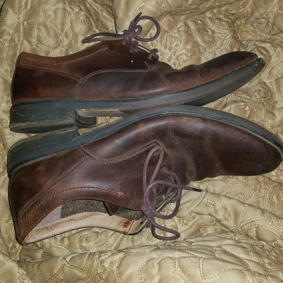 Men\'s Brown Leather Oxfords by Clarks Size 10M main image 5