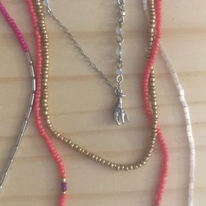 Layered giraffe necklace