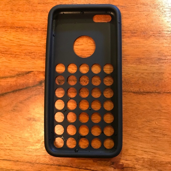 Black Rubber iPhone 5c Cellular Phone Case - Picture 2 of 2