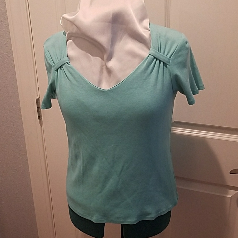 Rafaella Teal Top