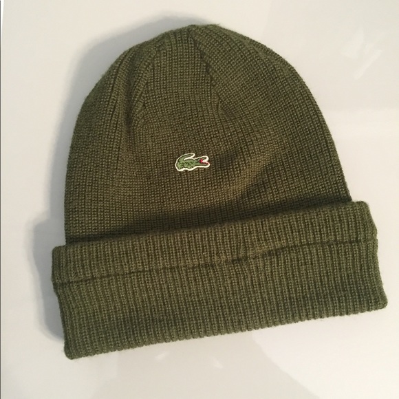 lacoste classic beanie