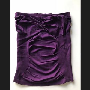 Purple Woman strapless tube top size S