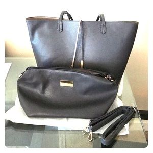 BRAND NEW 3 in 1 vegan leather tote and purse