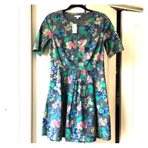 GAP Dresses - Floral Jean Jumper GAP Dresses - Floral Jean Jumper