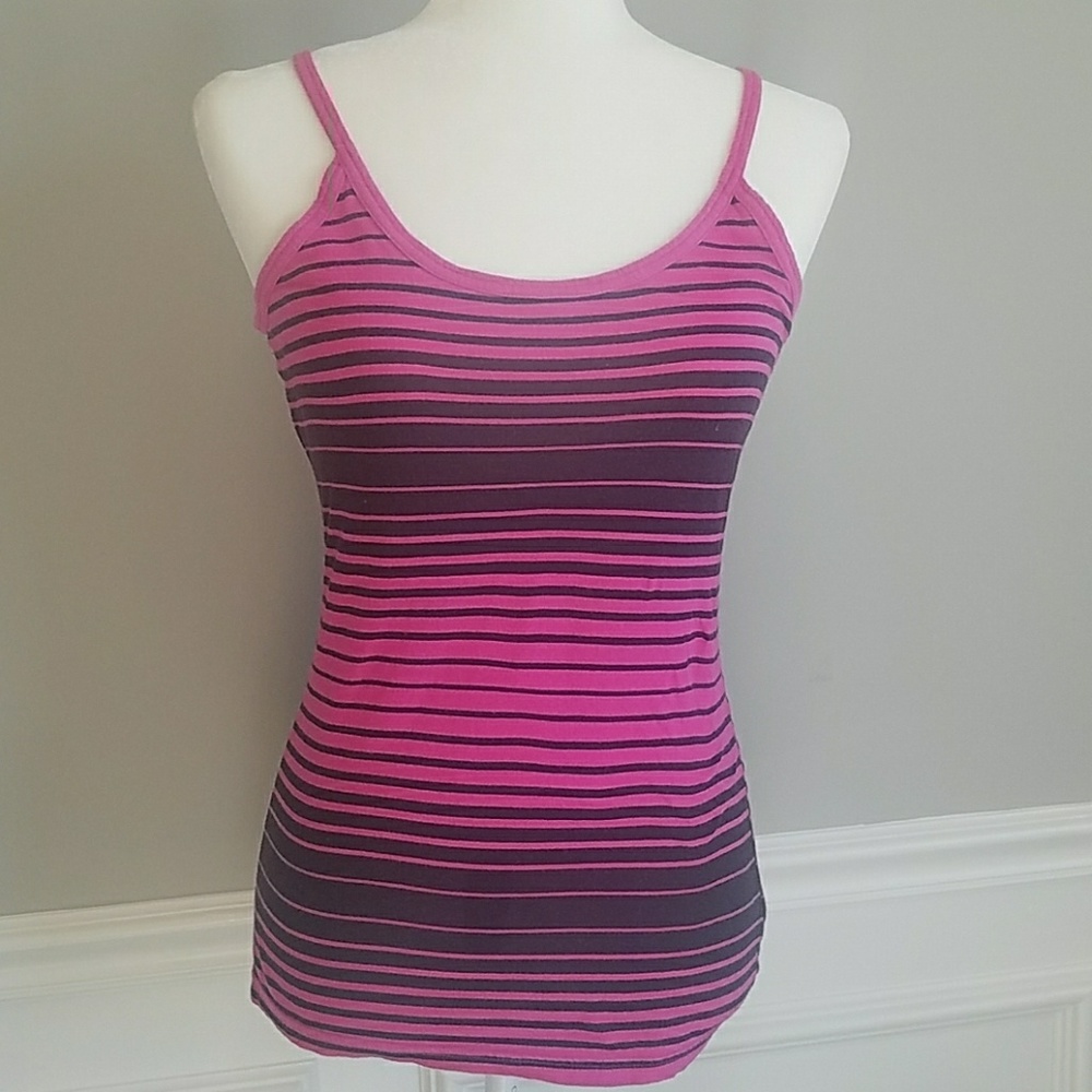 Black and pink tank.