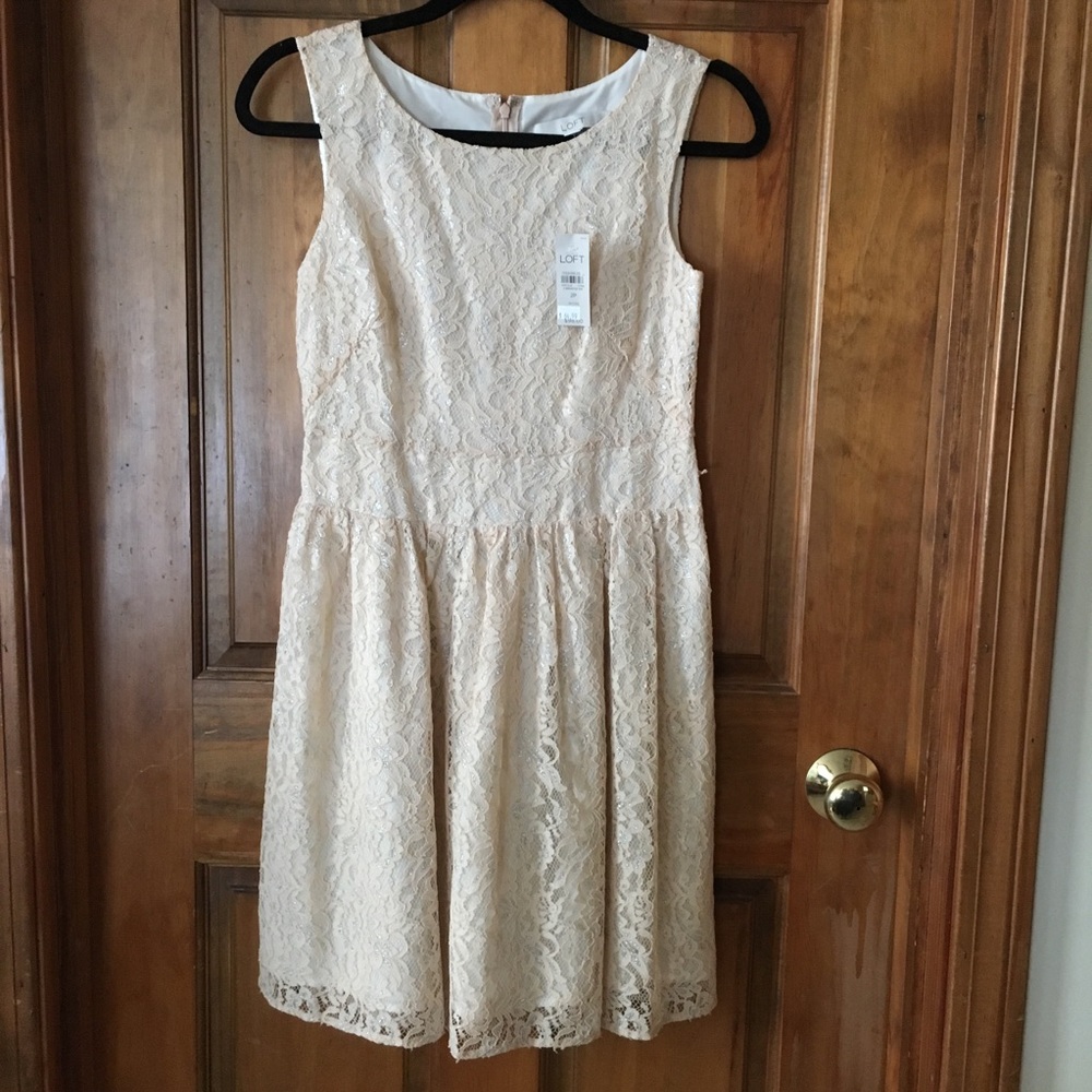 Lace dress from Loft