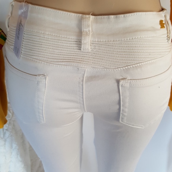 ROMA STUDIO WHITE  STRETCH JEANS - Picture 4 of 7
