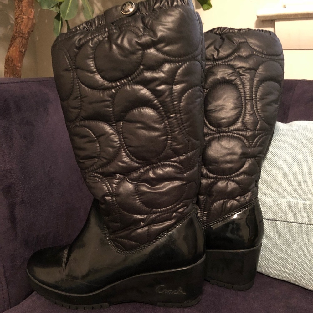 💯❤️AUTHENTIC❤️COACH women’s Cantina wedge boots