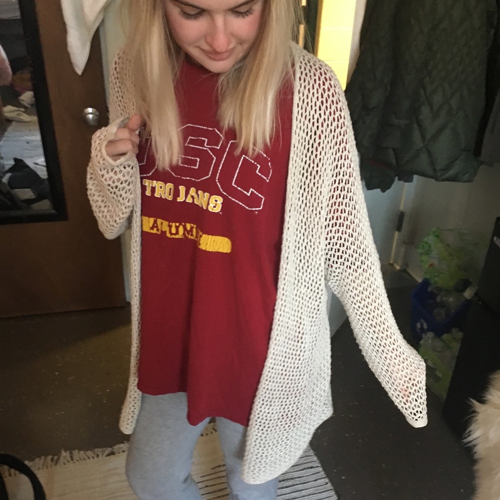 Brandy Melville bell sleeve open knit cardigan