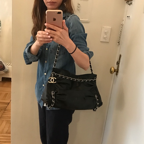 Chanel lambskin sharpei tote more pics. - Picture 1 of 7