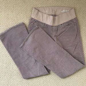 Gap Maternity Khaki Boot-Cut Corduroy Pants - 29/8