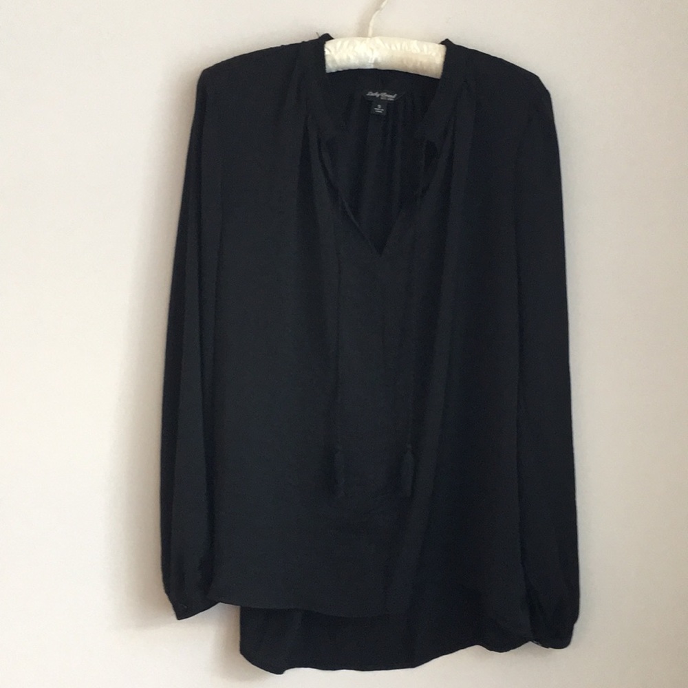 Lucky Brand silky blouse, size small