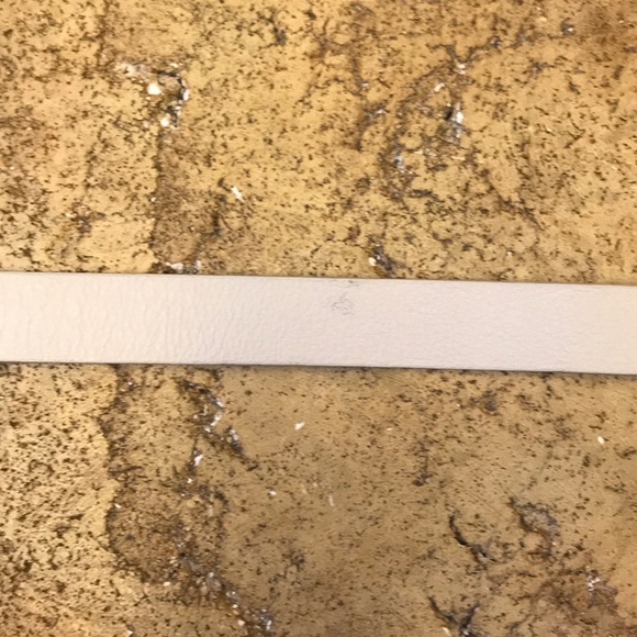 St John Cream Italian Leather Belt main image 6
