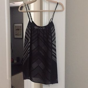 NEW Vince chevron print lined cami