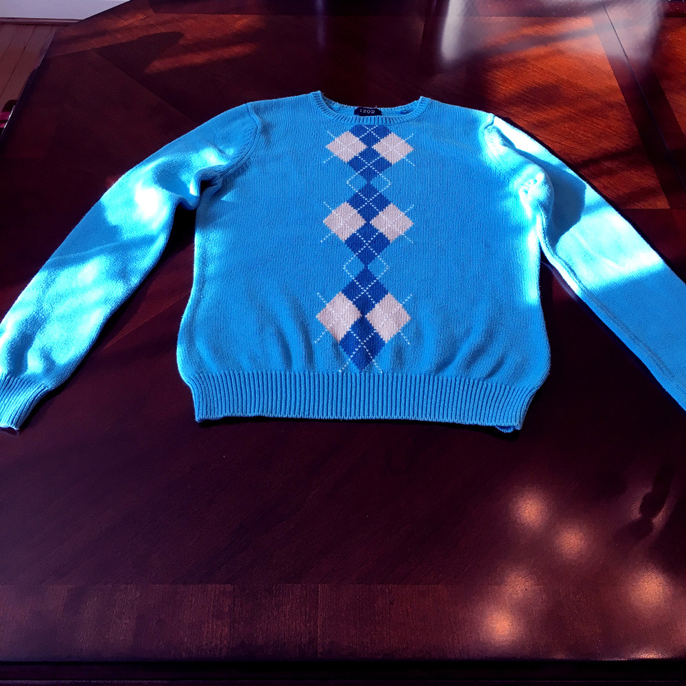 Blue IZOD 100% Cotton Sweater