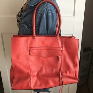 Rebecca Minkoff Mab Tote Size Large Coral color