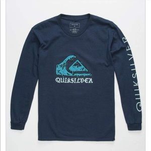 NWT Youth Size Medium Quiksilver L/S Shirt