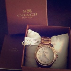 Rose Gold COACH Watch