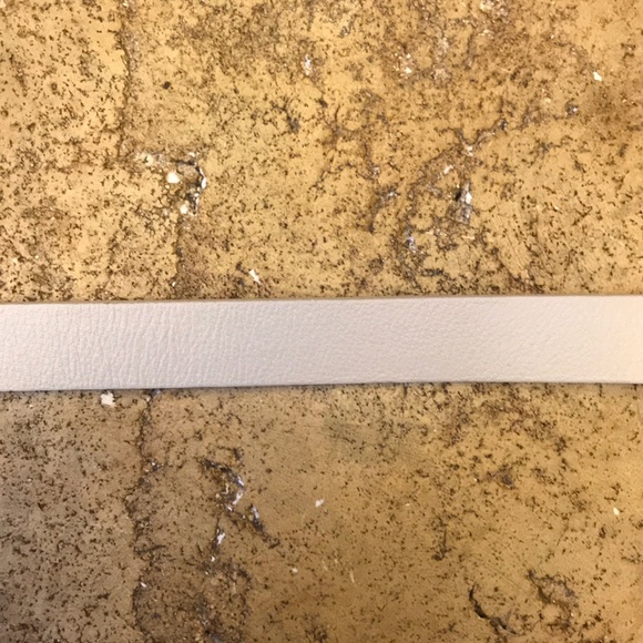St John Cream Italian Leather Belt main image 2