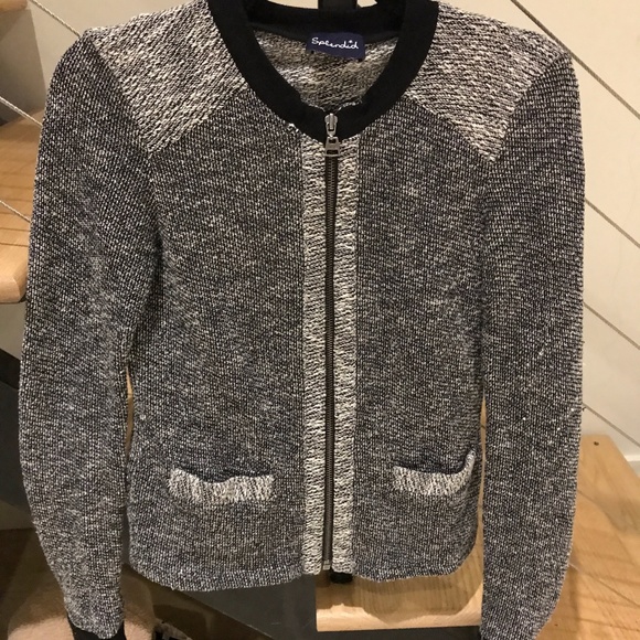 Splendid Zip Up Sweater Cardigan Pockets - Picture 1 of 7