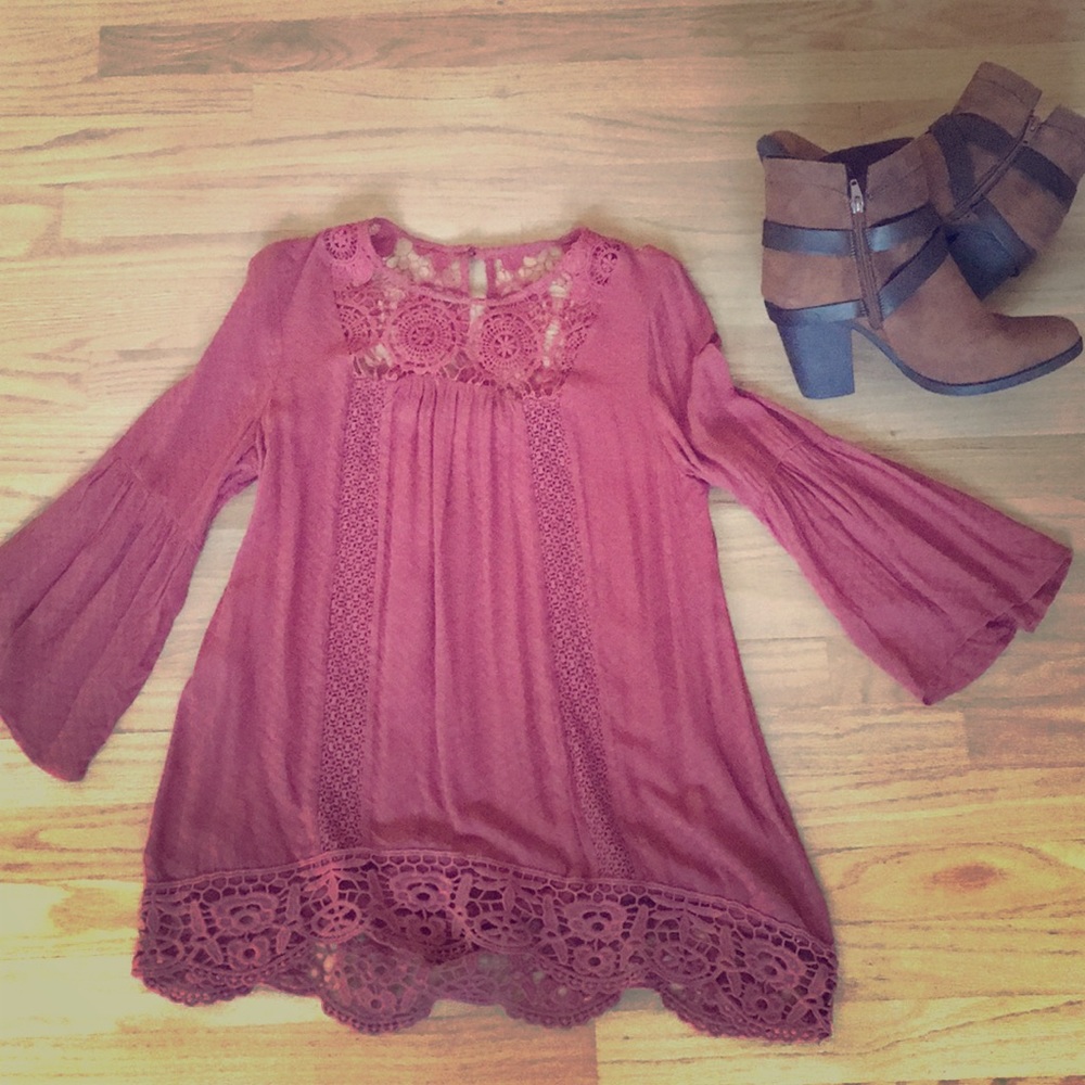 Comfy boho swing top