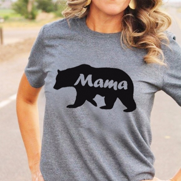 Sparklingmine Tops - **HP** Mama Bear Graphic Tee.