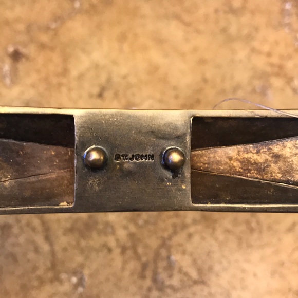 St John Cream Italian Leather Belt
