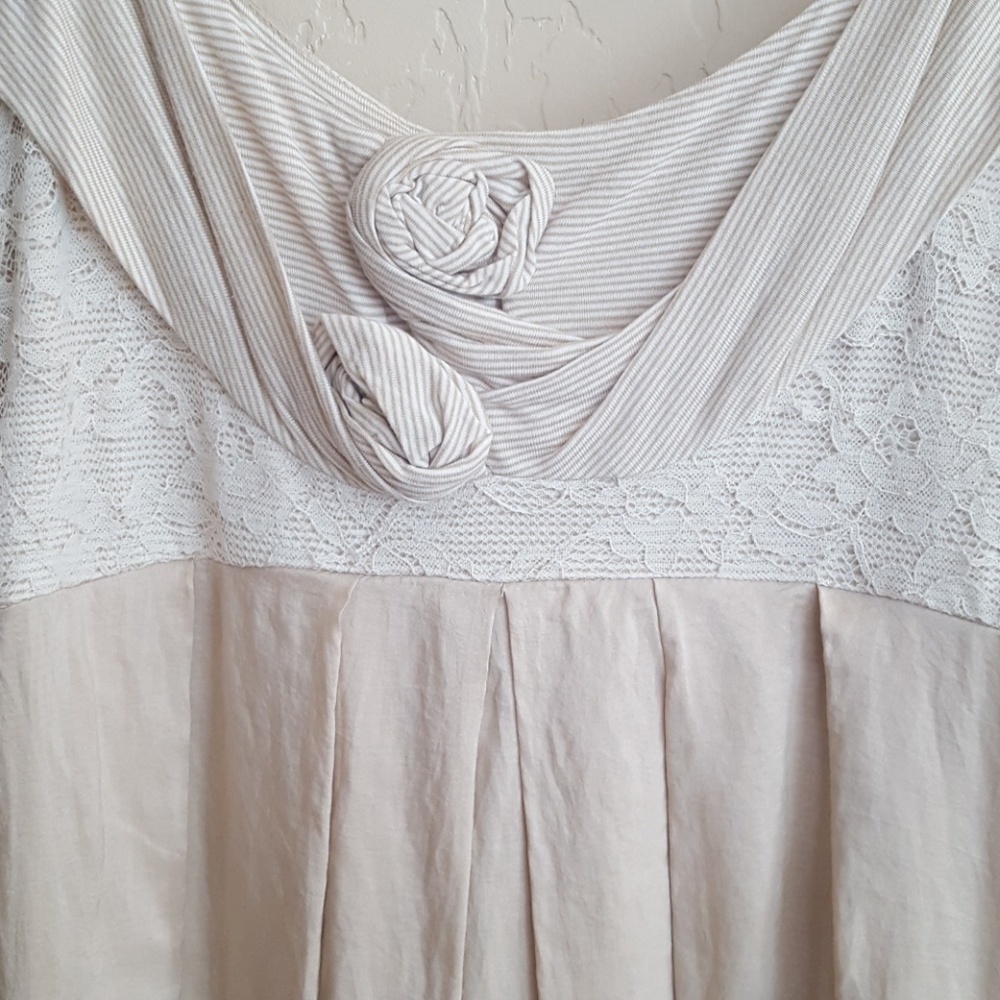 Left of Center rare silk tea dress - Picture 3 of 8
