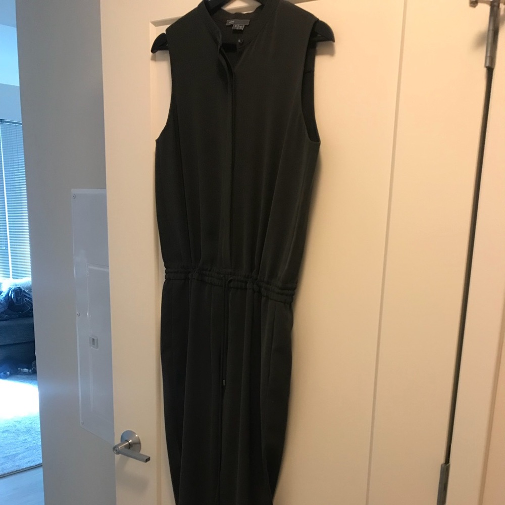 Vince olive green jumpsuit