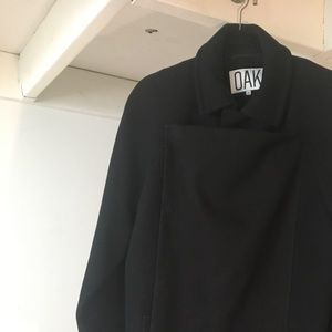 Oak NYC Men’s Overcoat in Black - Size Small