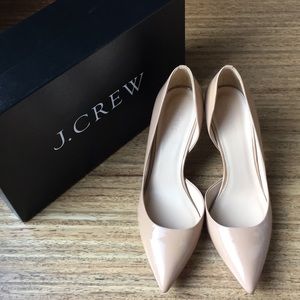 J. Crew Nude Valentina Patent D’Orsay Pumps