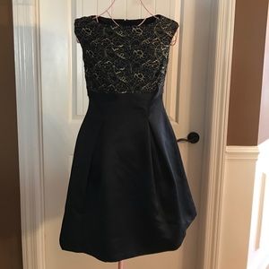American Living Satin and Lace Dress