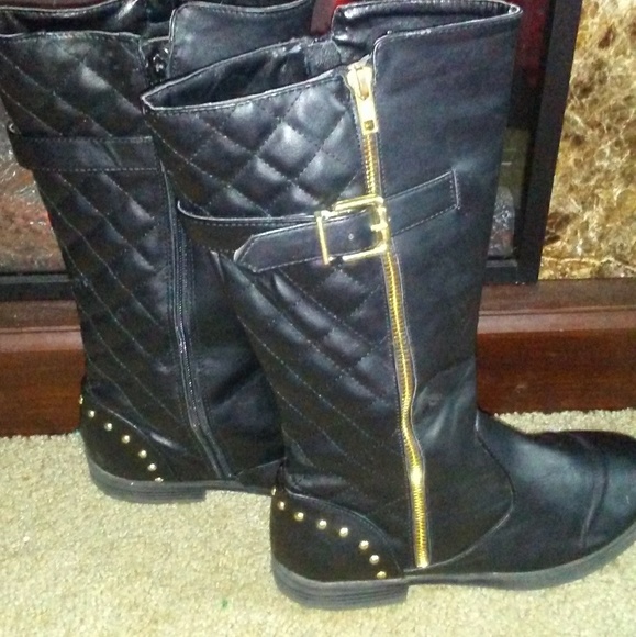 Girls stylish leather boots - Picture 3 of 5