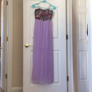 Strapless dress