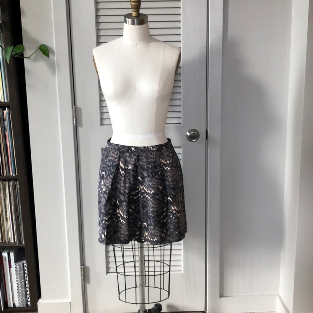 Madewell silk/cotton blend skirt