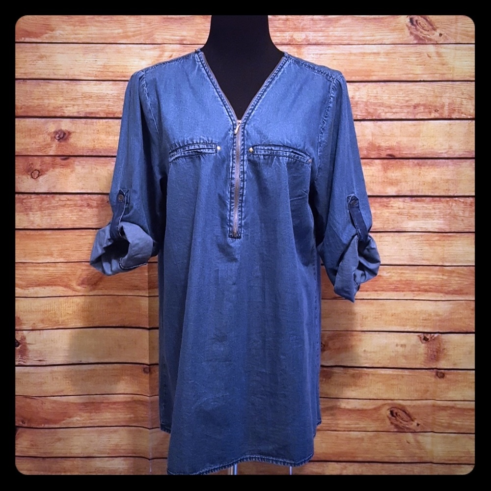 Speed Limit Denim Chambray Shirt