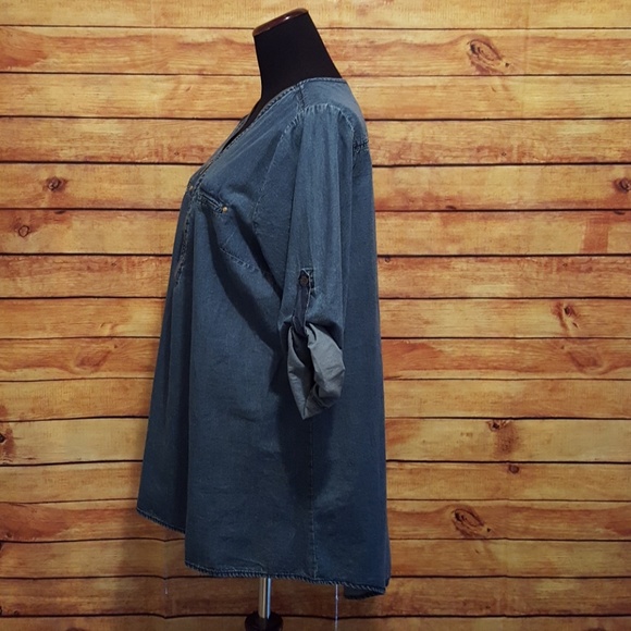 Speed Limit Denim Chambray Shirt - Picture 4 of 8