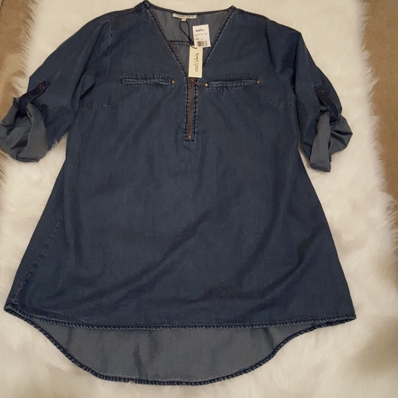 Speed Limit Denim Chambray Shirt - Picture 6 of 8