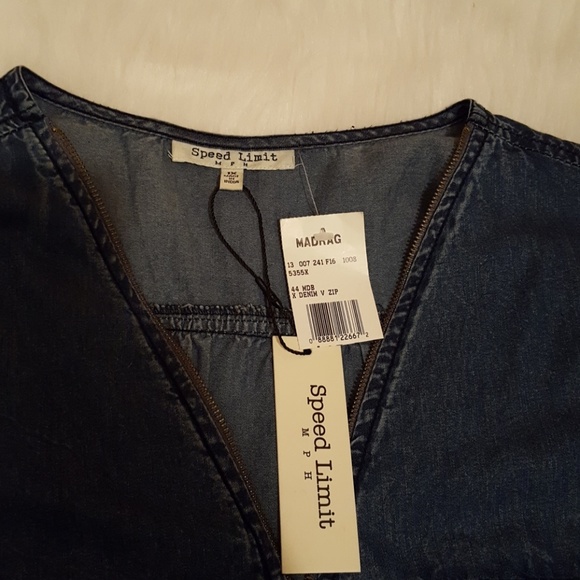 Speed Limit Denim Chambray Shirt - Picture 7 of 8