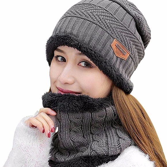 Other - Unisex Knit Skull Cap Lined Thick Warm Slouchy