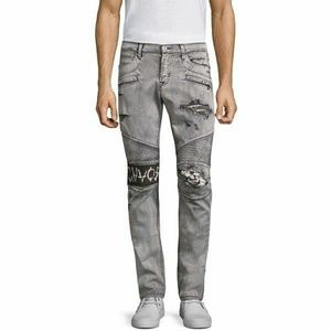 Men's Hudson Blinder Biker Chaos Slim-Skinny Jeans