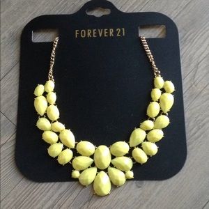 Yellow Statement Necklace