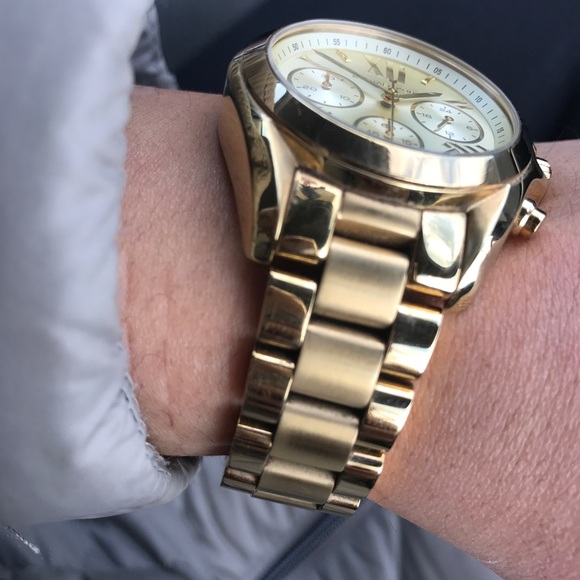 Gold MK watch